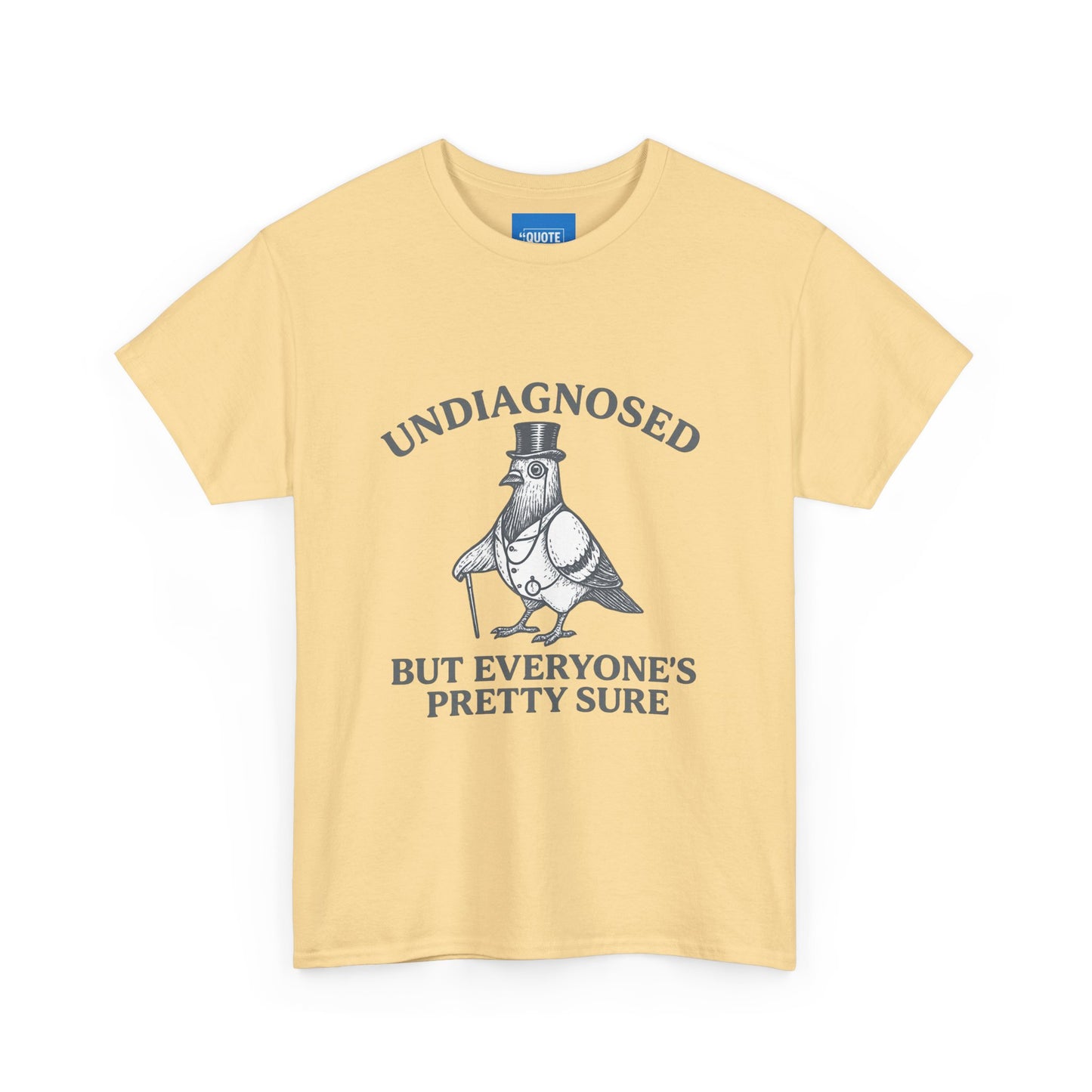 Funny Undiagnosed Unisex Tee, Autism Awareness Gift, Hilarious Adult Shirt, Novelty Sarcastic Top, Humorous Tee for Men and Women