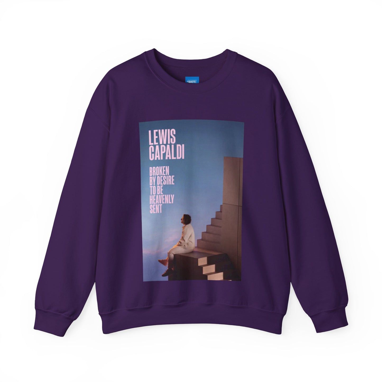 Lewis Capaldi Inspired Crewneck Sweatshirt, Cozy Unisex Pullover for Music Lovers, Perfect Gift for Concert Fans, Casual Wear