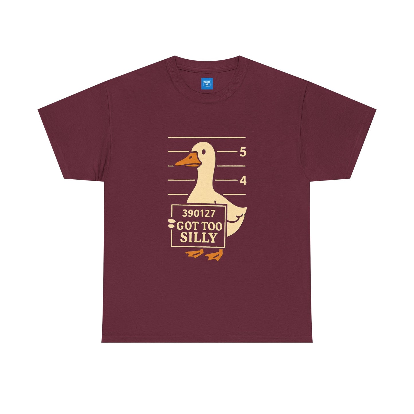 Funny Goose T-Shirt, Silly Animal Tee, Unisex Cotton Top, Humorous Bird Shirt, Gift for Comedy Lovers, Hilarious Graphic Tee