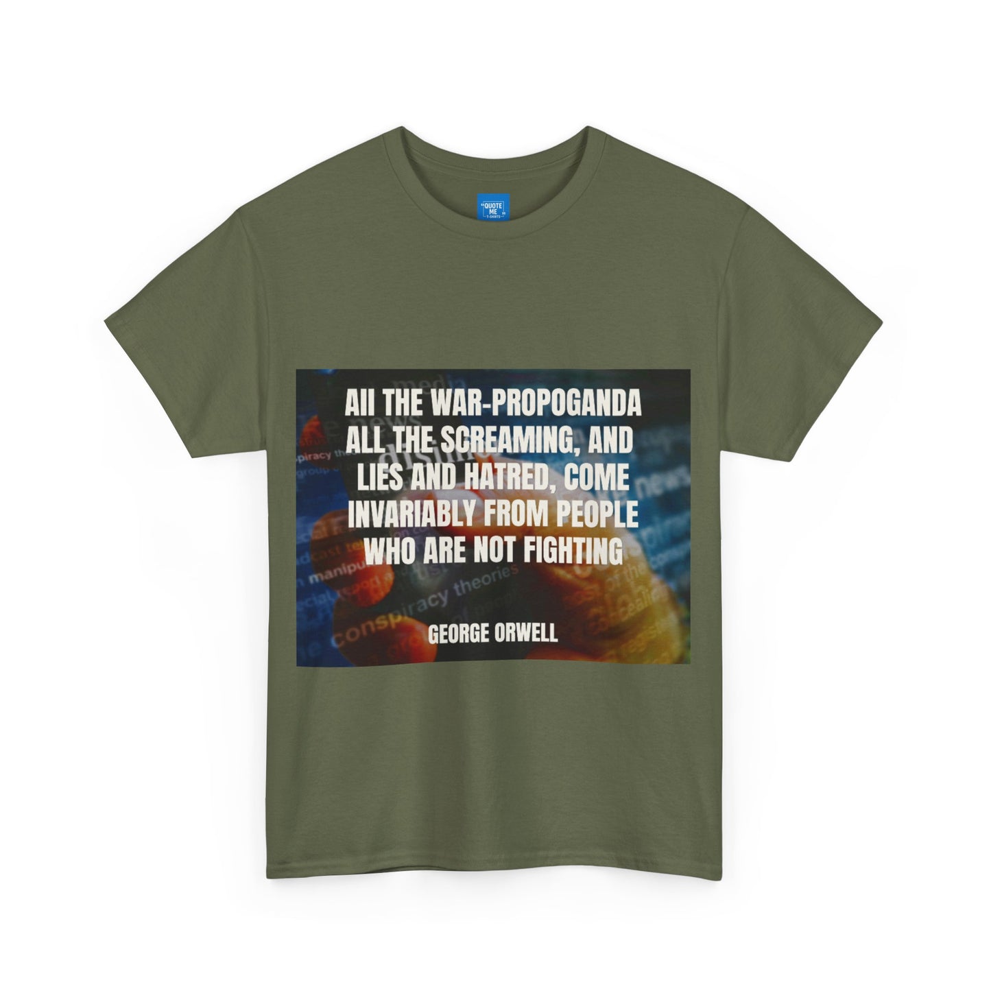 Propaganda Quote Tee, Political Statement Shirt, Activist Graphic Top, Protest Slogan Apparel, Inspirational Revolution Clothing