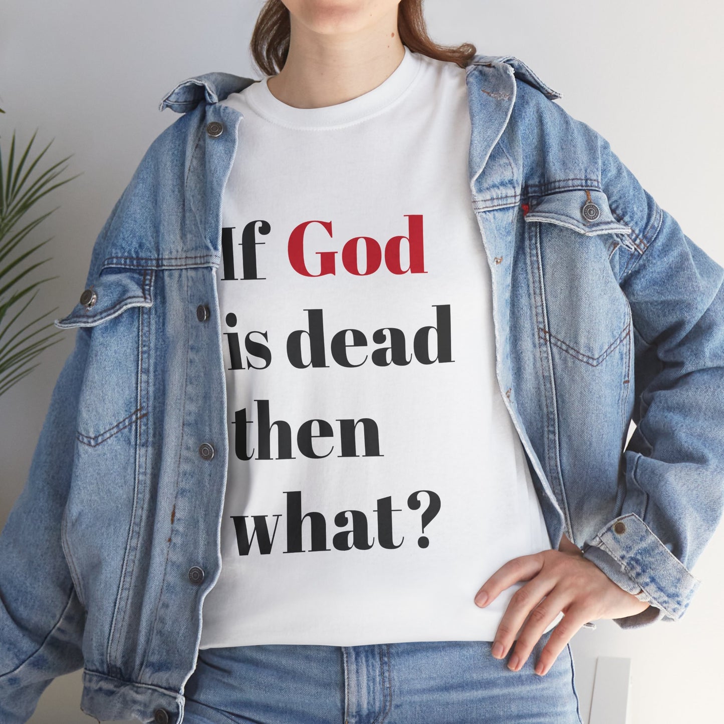 Philosophical Unisex Tee, Atheist Graphic Shirt, Existentialist Top, Religious Quote Tshirt, Atheism Gift, Atheist Apparel