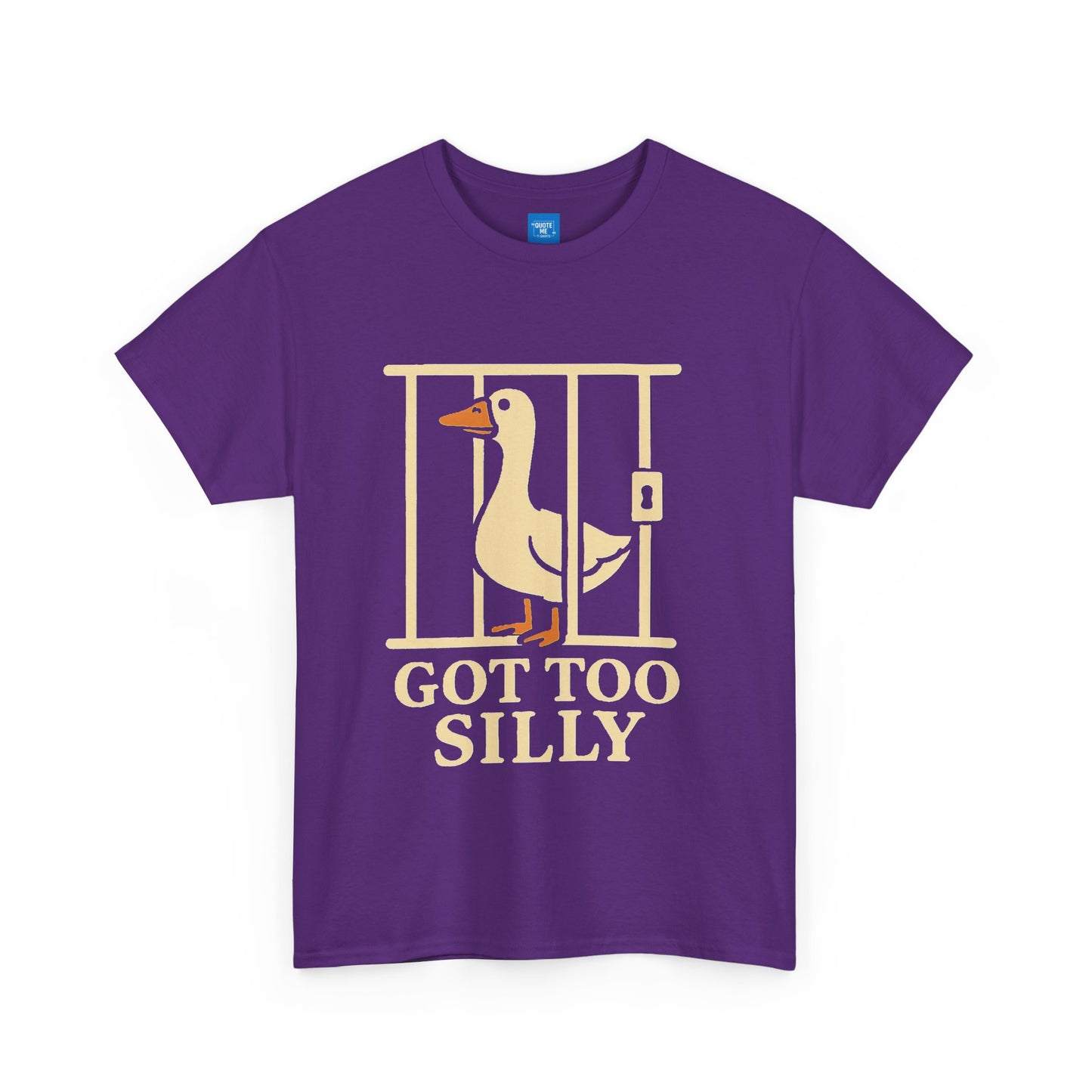 Silly Goose T-Shirt, Funny Animal Tee, Unisex Cotton Shirt, Hilarious Bird Top, Comical Graphic Tee