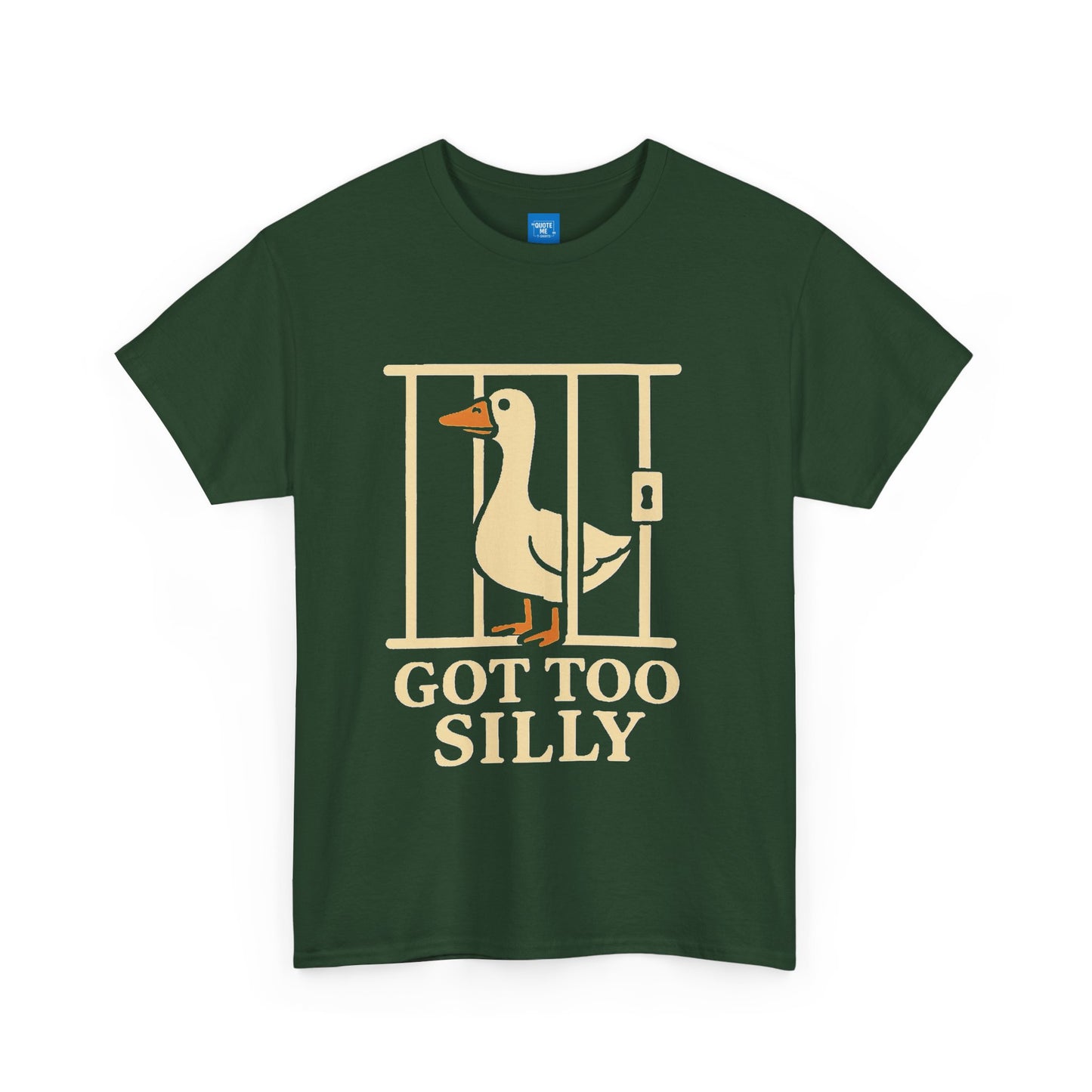 Silly Goose T-Shirt, Funny Animal Tee, Unisex Cotton Shirt, Hilarious Bird Top, Comical Graphic Tee