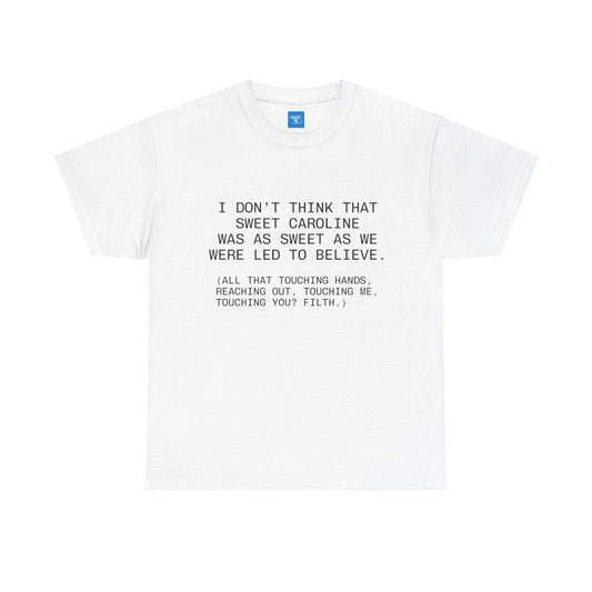 Sweet Caroline England Football Tee — Funny Supporters Shirt