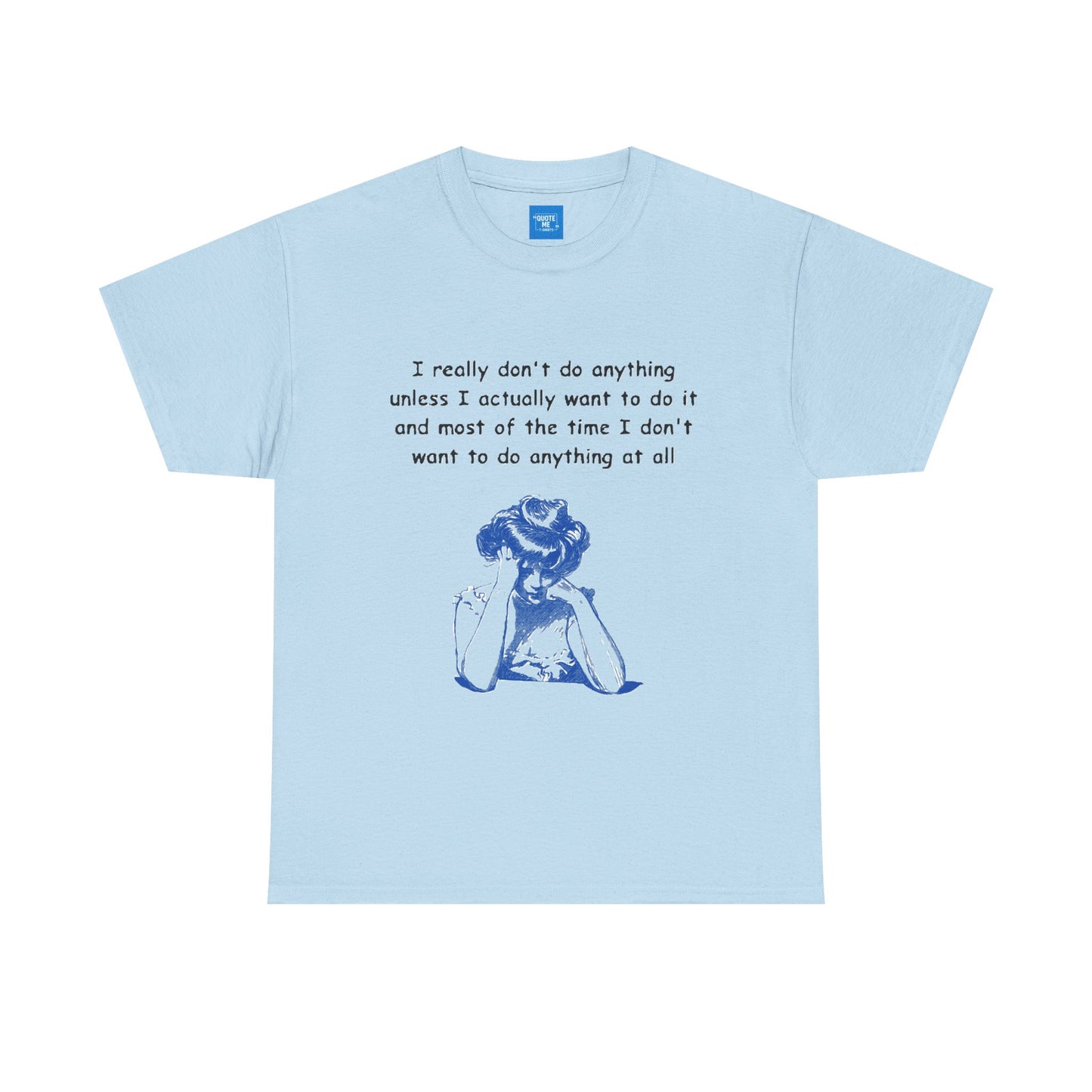 Lazy Day Unisex Heavy Cotton Tee, Comfy Tshirt, Chill Out Shirt, Relaxing Top, Lazy Sunday Apparel