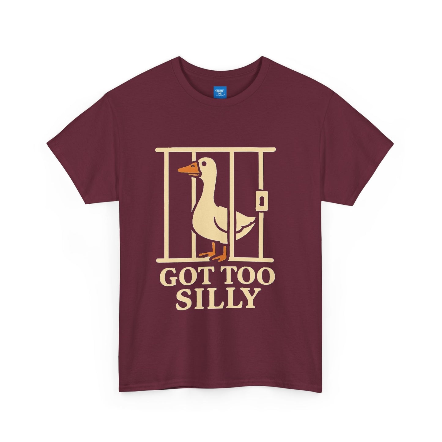 Silly Goose T-Shirt, Funny Animal Tee, Unisex Cotton Shirt, Hilarious Bird Top, Comical Graphic Tee