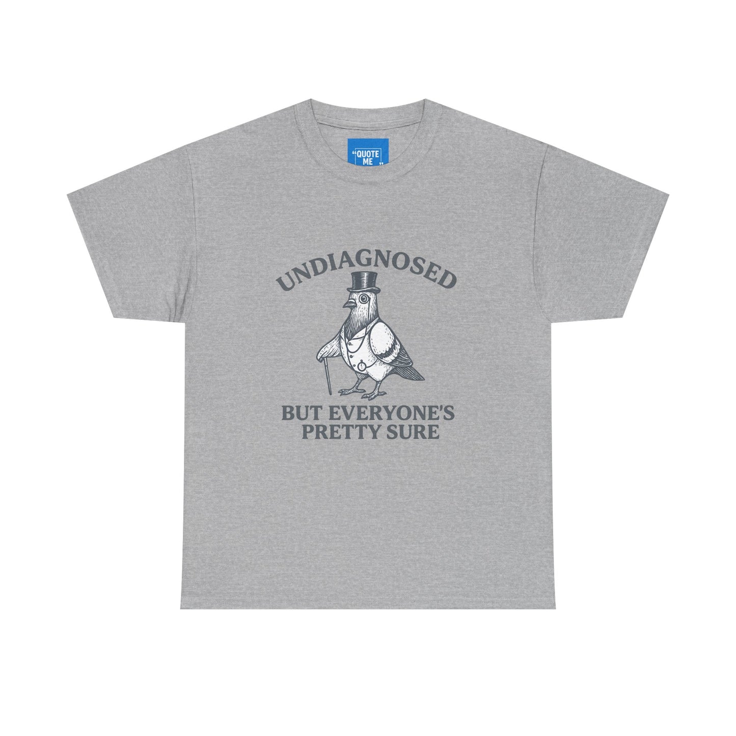 Funny Undiagnosed Unisex Tee, Autism Awareness Gift, Hilarious Adult Shirt, Novelty Sarcastic Top, Humorous Tee for Men and Women