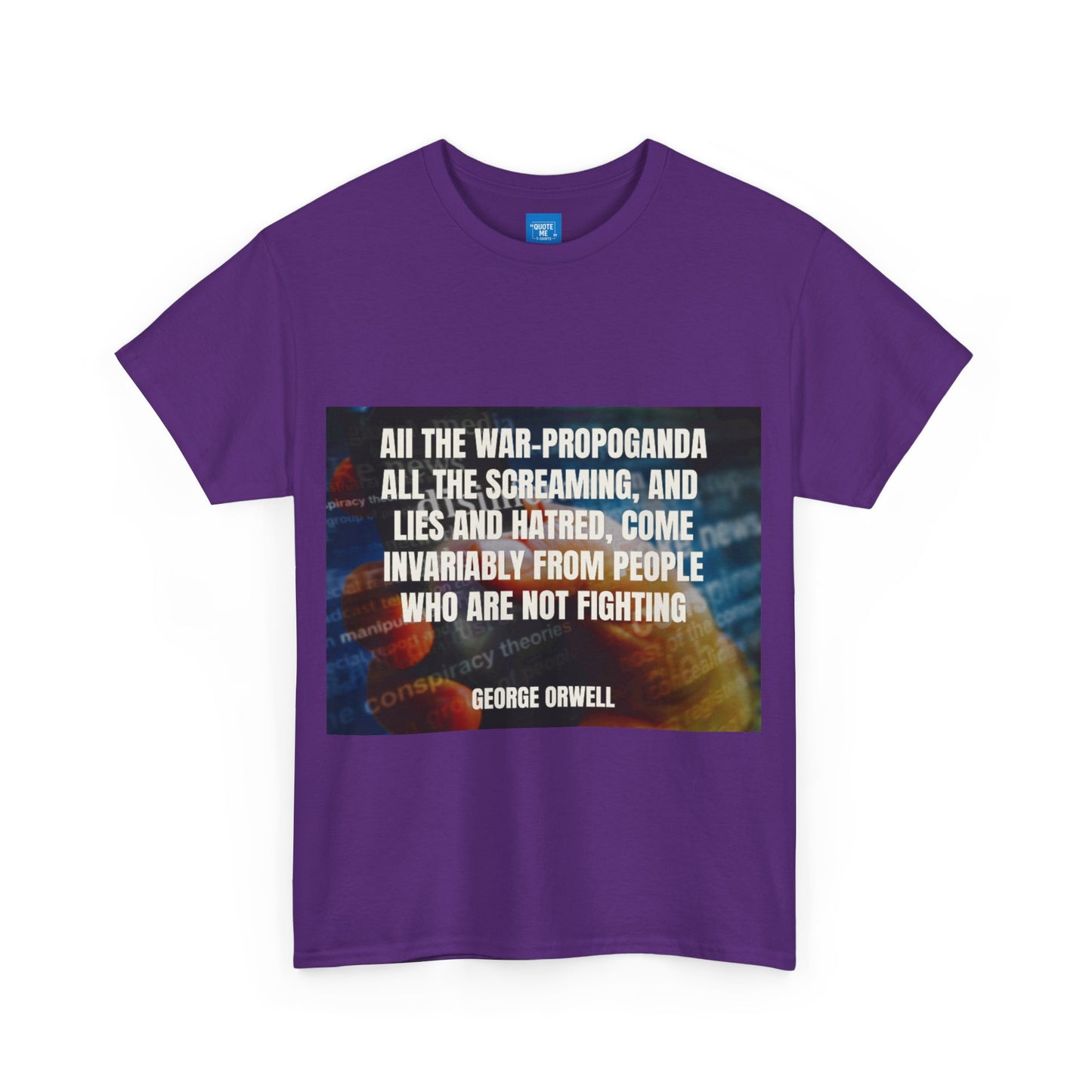 Propaganda Quote Tee, Political Statement Shirt, Activist Graphic Top, Protest Slogan Apparel, Inspirational Revolution Clothing