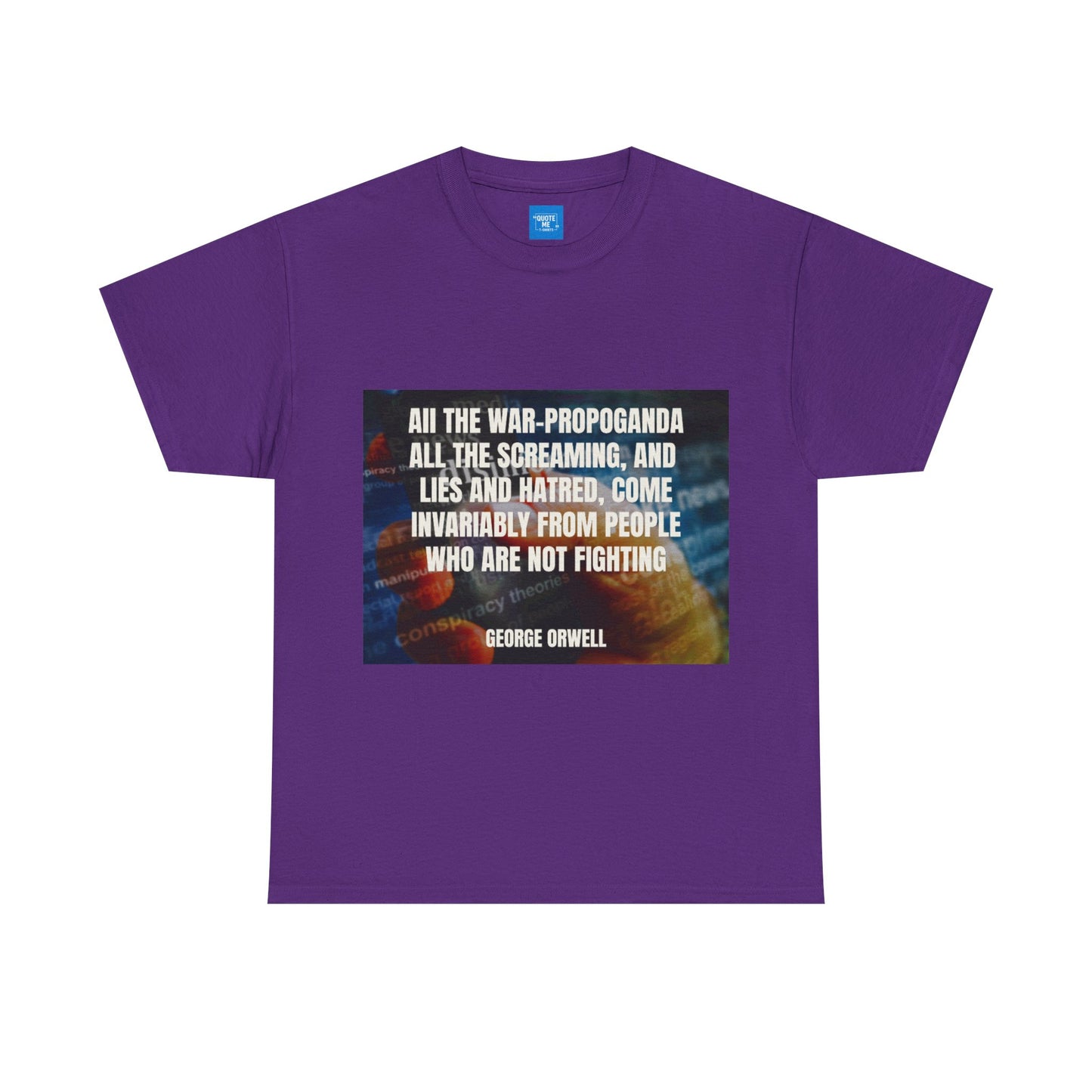 Propaganda Quote Tee, Political Statement Shirt, Activist Graphic Top, Protest Slogan Apparel, Inspirational Revolution Clothing