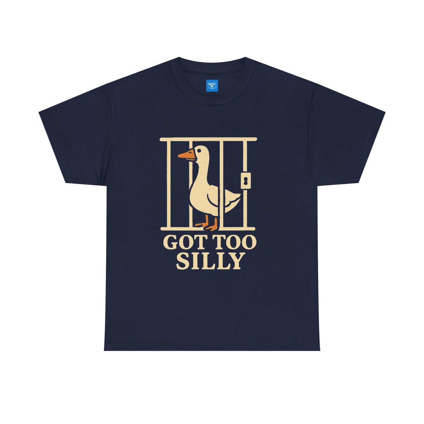 Silly Goose T-Shirt, Funny Animal Tee, Unisex Cotton Shirt, Hilarious Bird Top, Comical Graphic Tee