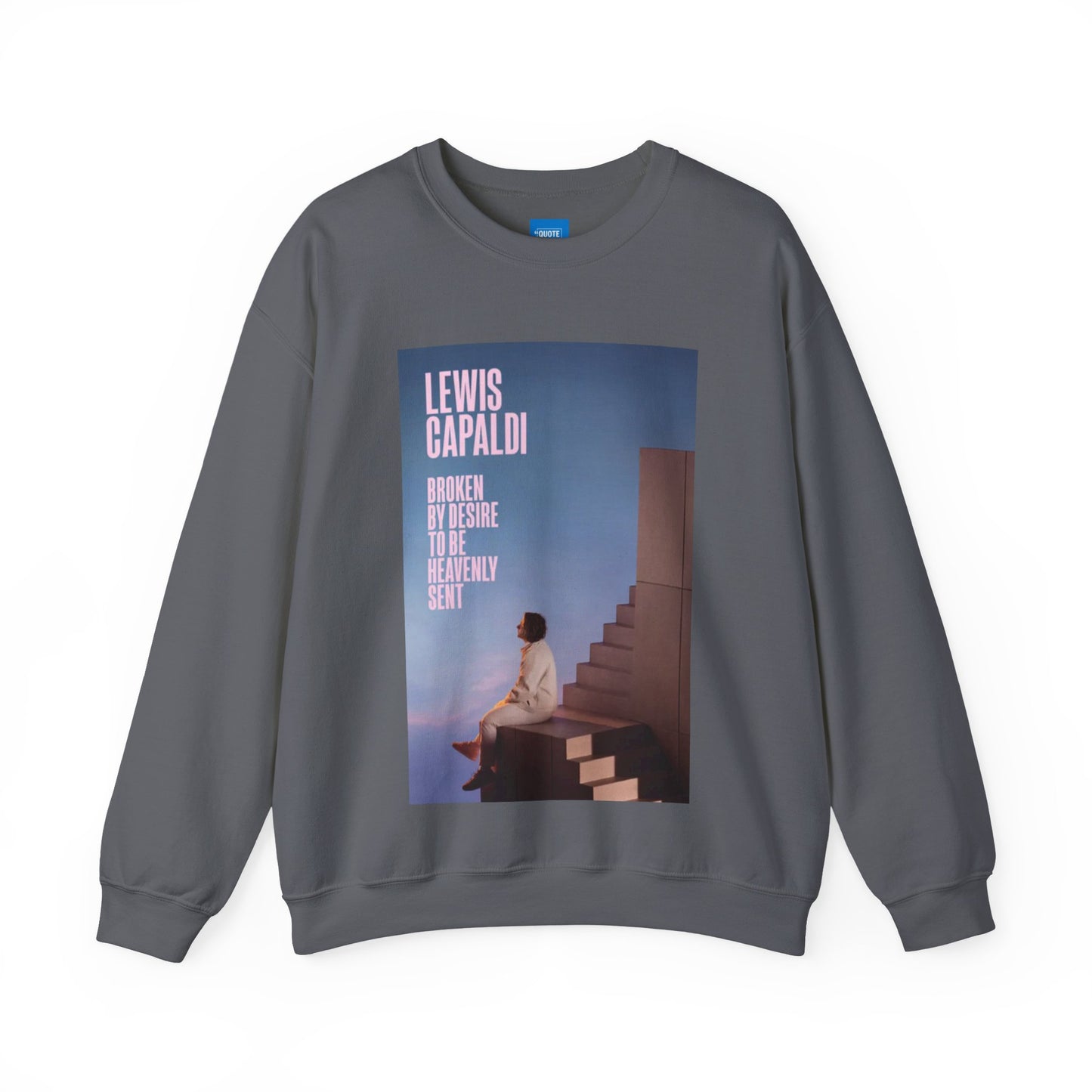 Lewis Capaldi Inspired Crewneck Sweatshirt, Cozy Unisex Pullover for Music Lovers, Perfect Gift for Concert Fans, Casual Wear