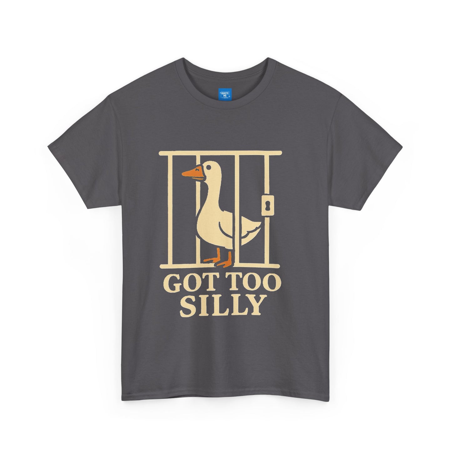 Silly Goose T-Shirt, Funny Animal Tee, Unisex Cotton Shirt, Hilarious Bird Top, Comical Graphic Tee