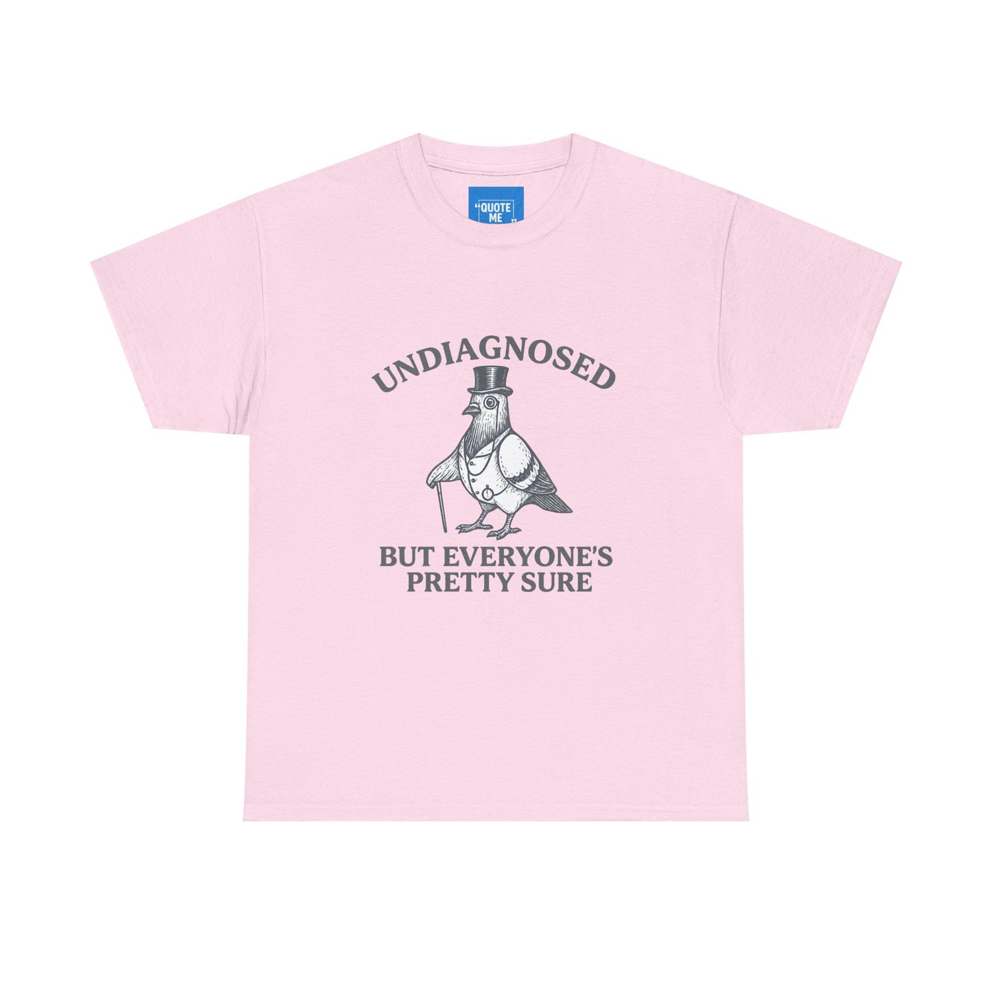 Funny Undiagnosed Unisex Tee, Autism Awareness Gift, Hilarious Adult Shirt, Novelty Sarcastic Top, Humorous Tee for Men and Women