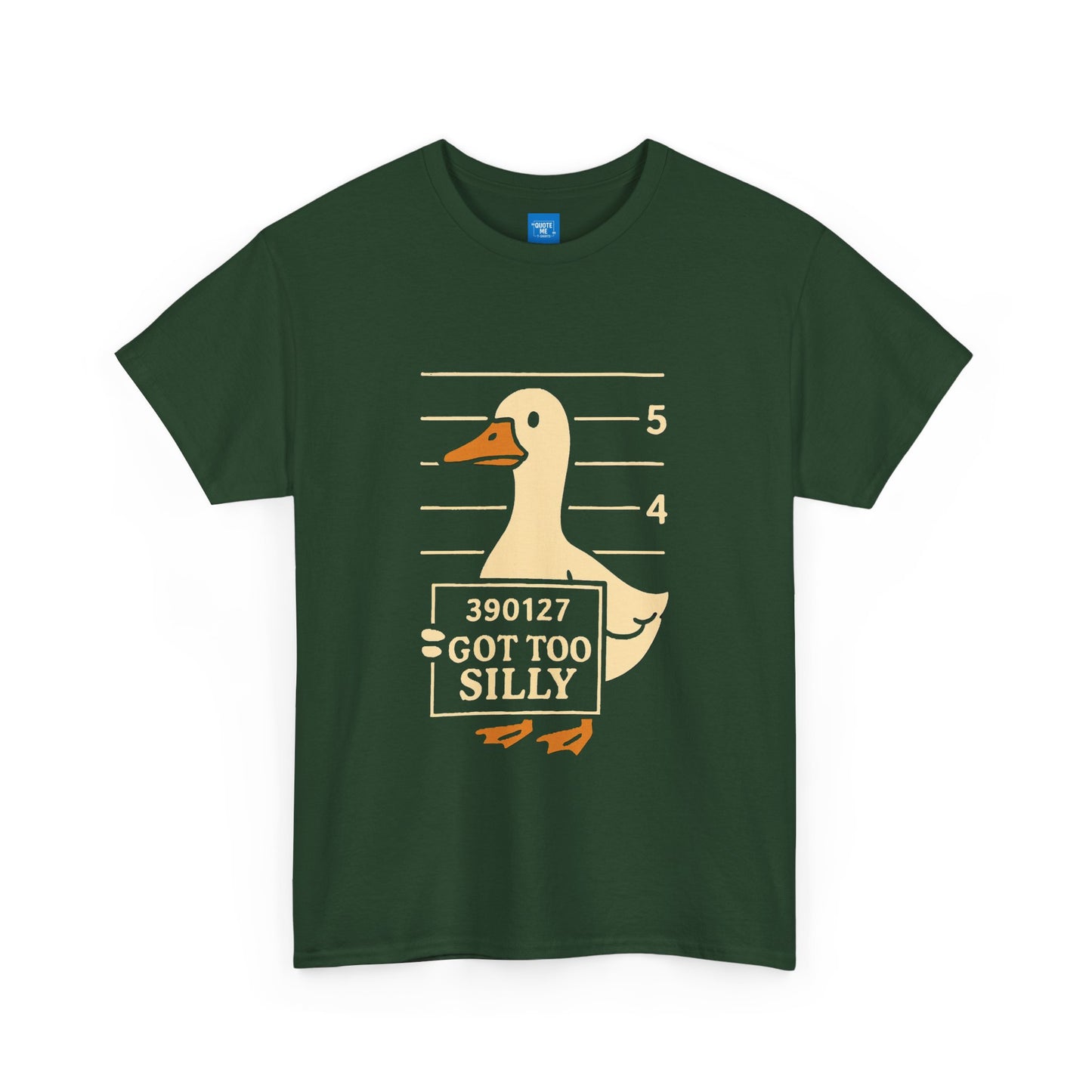 Funny Goose T-Shirt, Silly Animal Tee, Unisex Cotton Top, Humorous Bird Shirt, Gift for Comedy Lovers, Hilarious Graphic Tee
