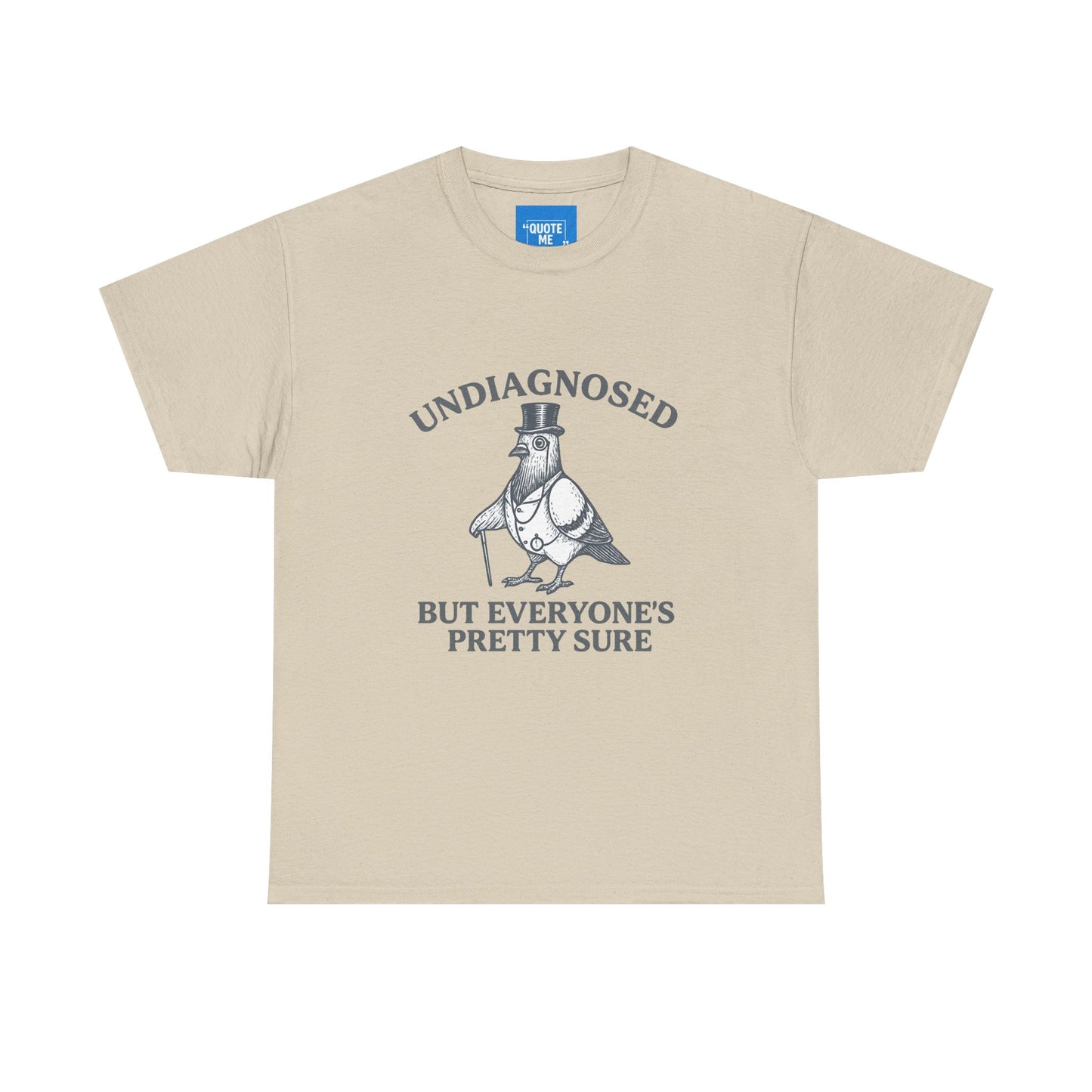 Funny Undiagnosed Unisex Tee, Autism Awareness Gift, Hilarious Adult Shirt, Novelty Sarcastic Top, Humorous Tee for Men and Women