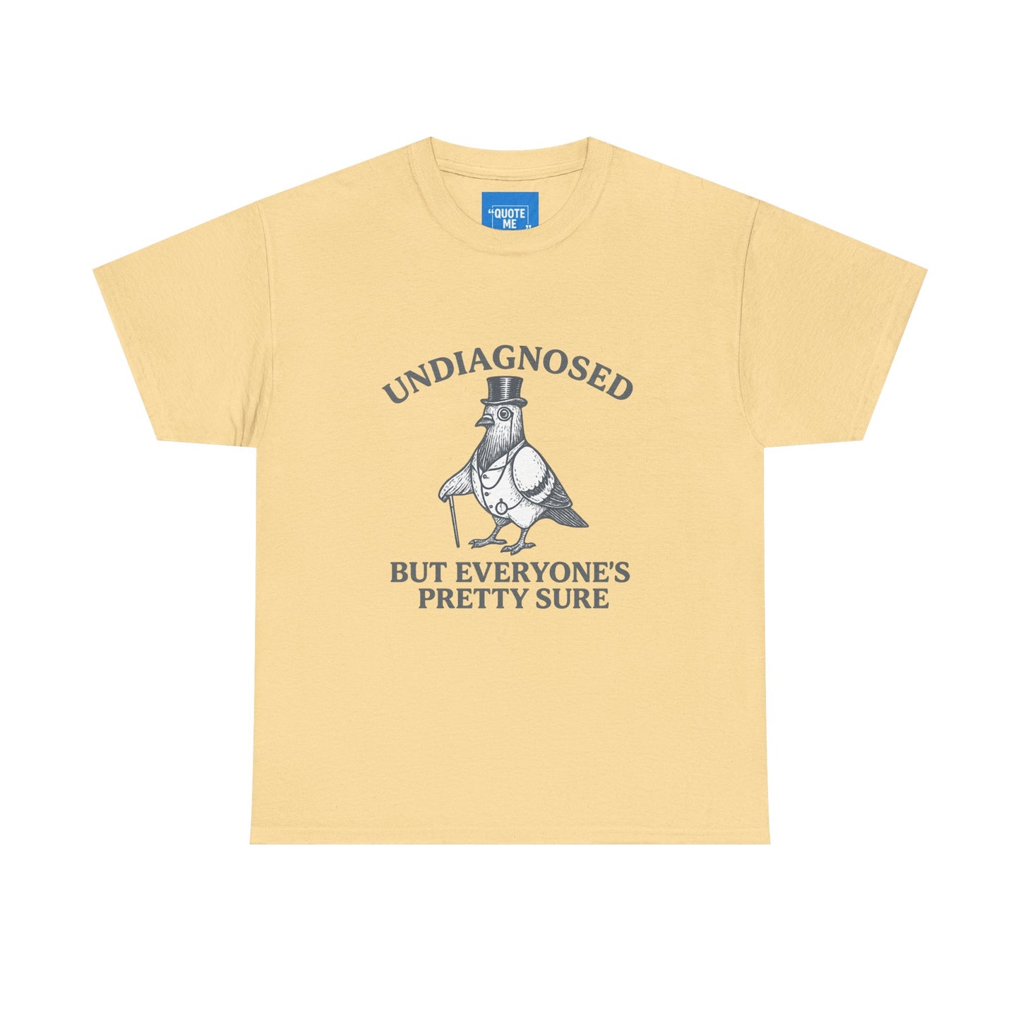Funny Undiagnosed Unisex Tee, Autism Awareness Gift, Hilarious Adult Shirt, Novelty Sarcastic Top, Humorous Tee for Men and Women