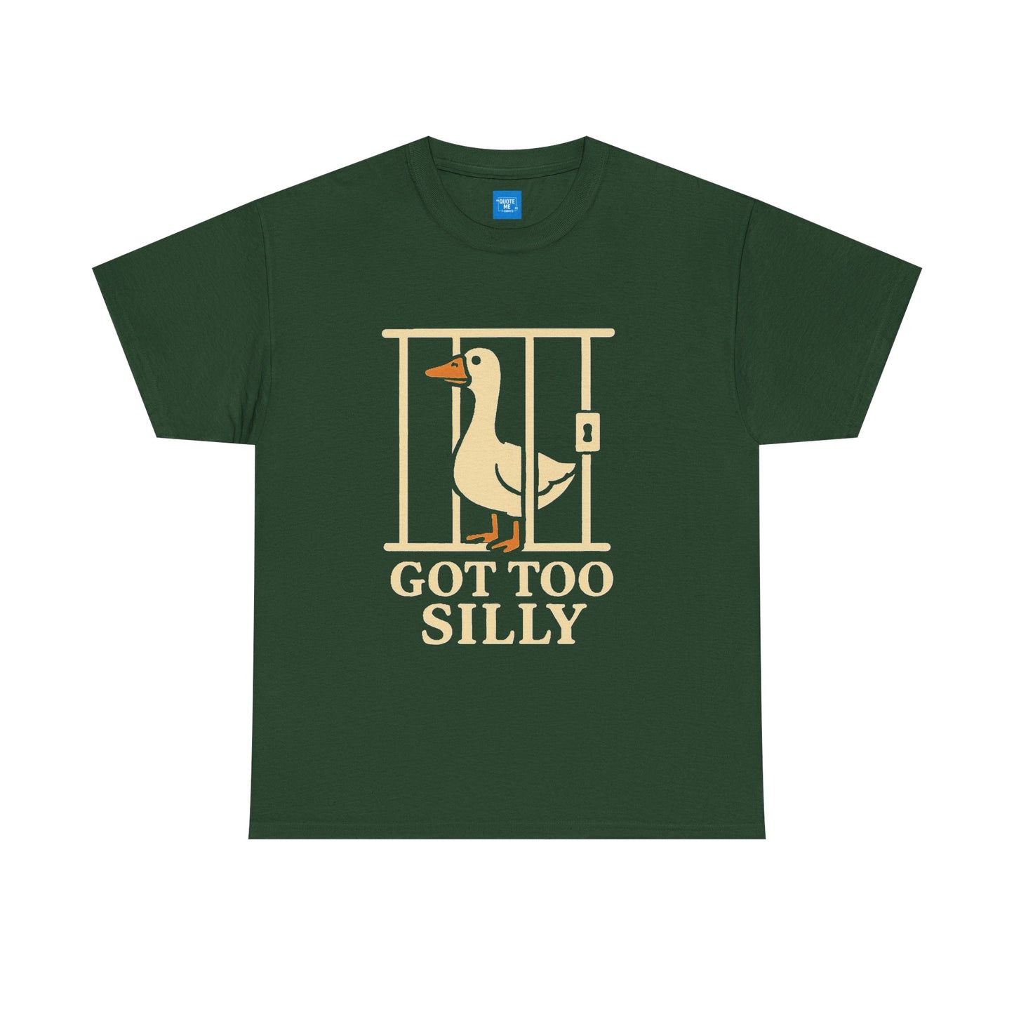 Silly Goose T-Shirt, Funny Animal Tee, Unisex Cotton Shirt, Hilarious Bird Top, Comical Graphic Tee
