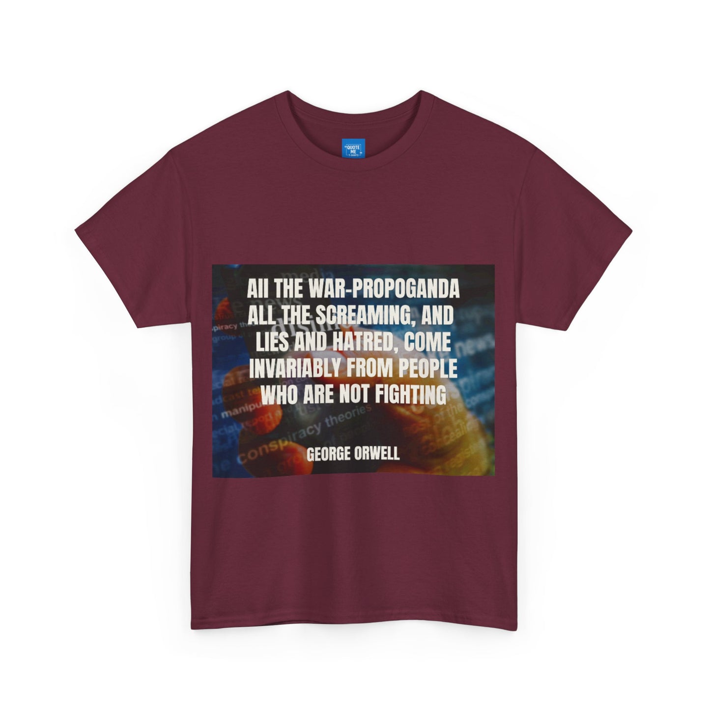 Propaganda Quote Tee, Political Statement Shirt, Activist Graphic Top, Protest Slogan Apparel, Inspirational Revolution Clothing