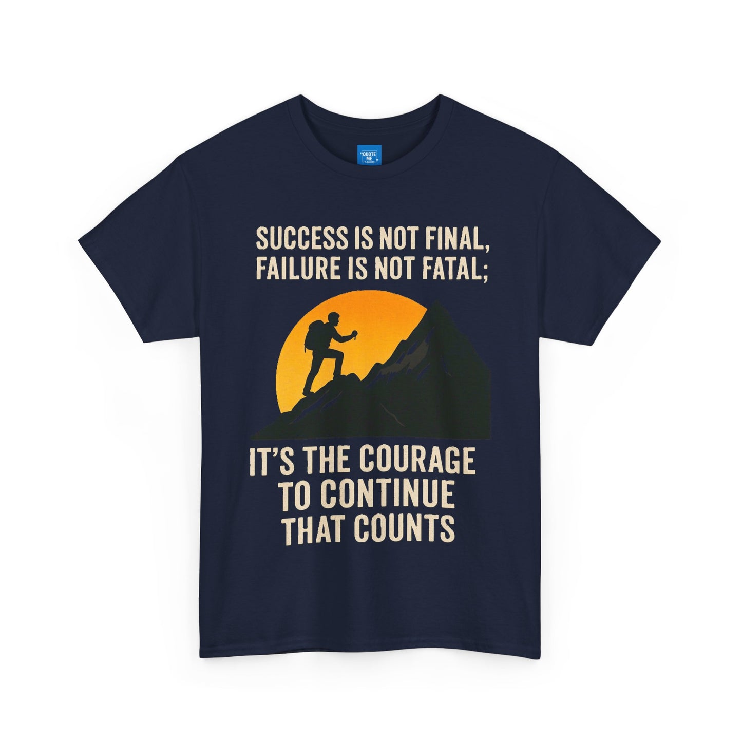 Success is not final T-shirt, Unisex Heavy Cotton Tee, Inspirational Graphic Tee, Quote Shirt
