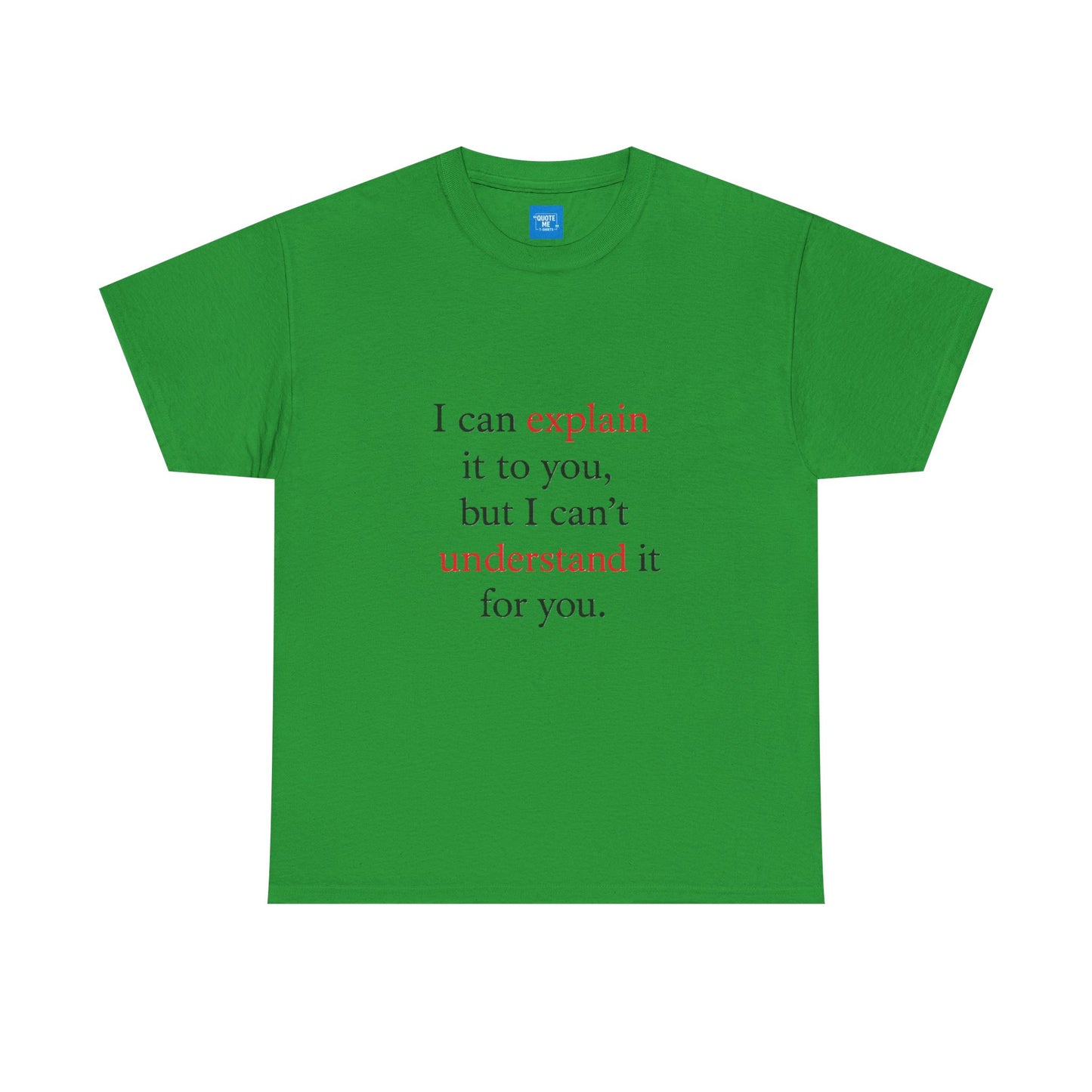 Abstract Explanation Unisex Heavy Cotton Tee, Graphic Tee, Unisex T-Shirt, Geek Tee, Science Lover Gift, Philosophy Tee