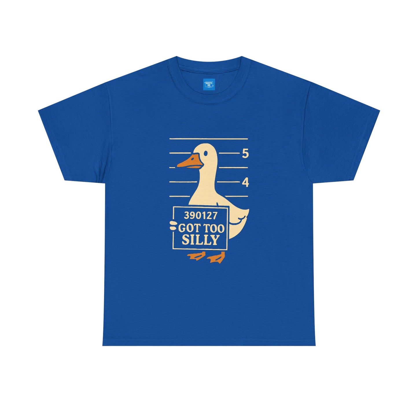 Funny Goose T-Shirt, Silly Animal Tee, Unisex Cotton Top, Humorous Bird Shirt, Gift for Comedy Lovers, Hilarious Graphic Tee