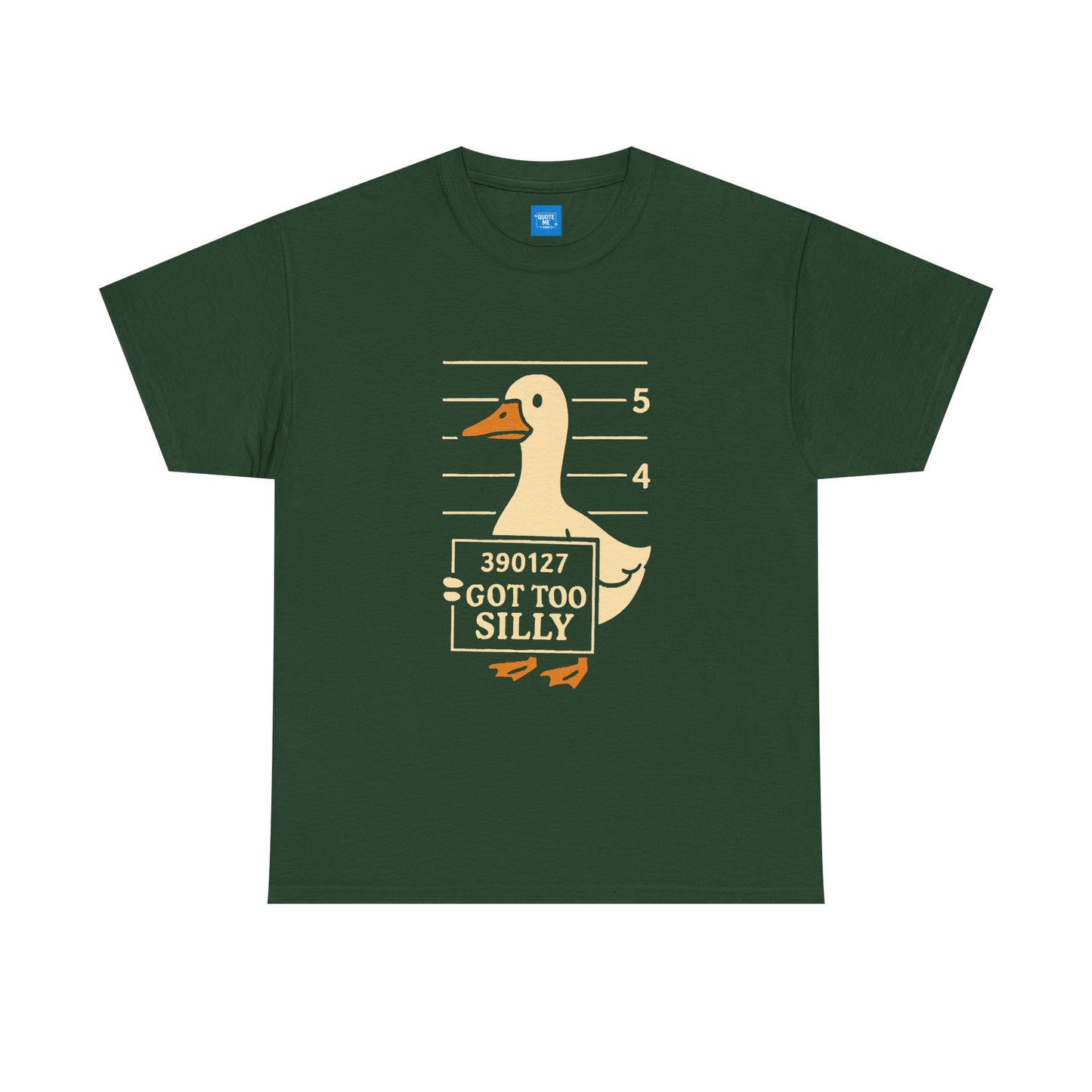 Funny Goose T-Shirt, Silly Animal Tee, Unisex Cotton Top, Humorous Bird Shirt, Gift for Comedy Lovers, Hilarious Graphic Tee