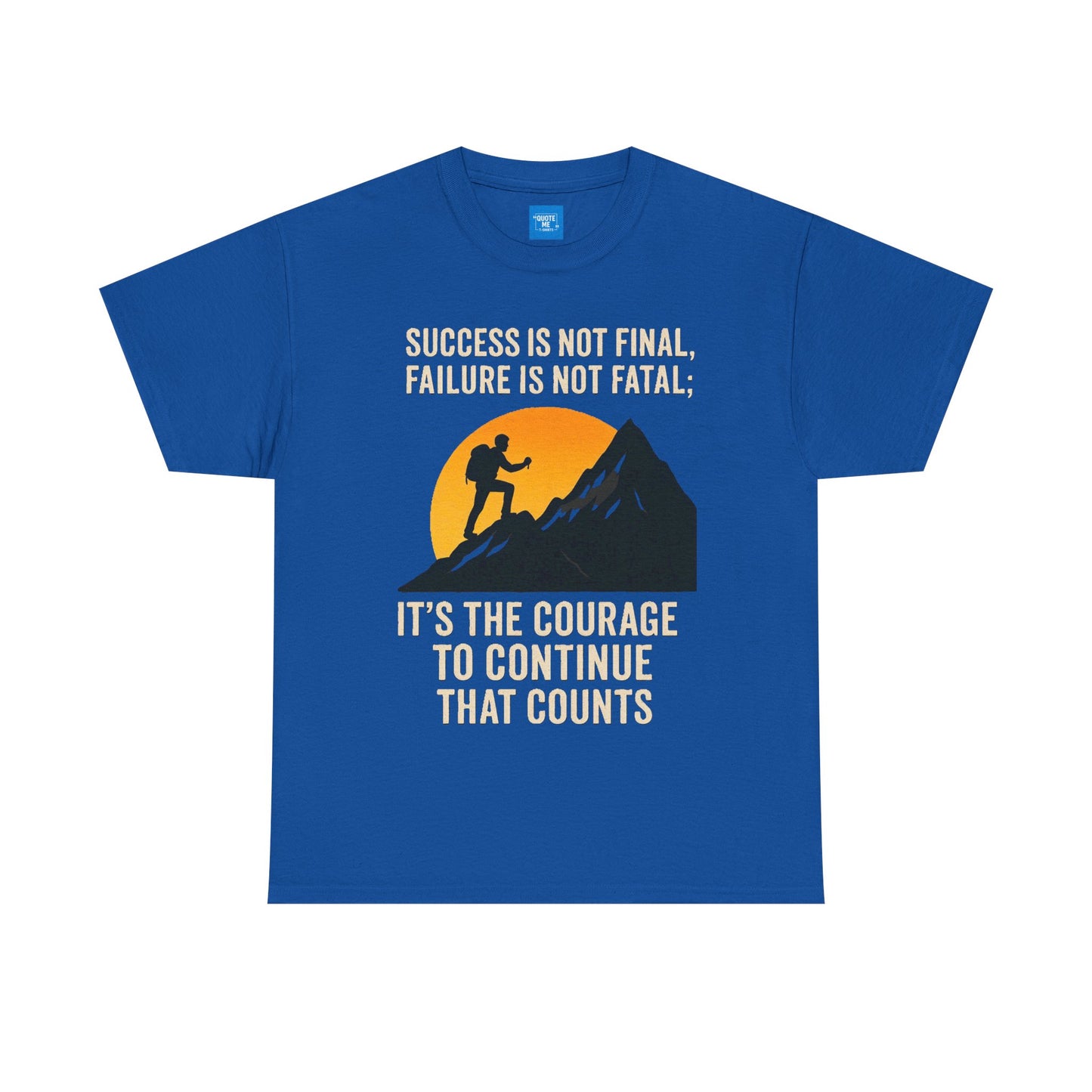 Success is not final T-shirt, Unisex Heavy Cotton Tee, Inspirational Graphic Tee, Quote Shirt