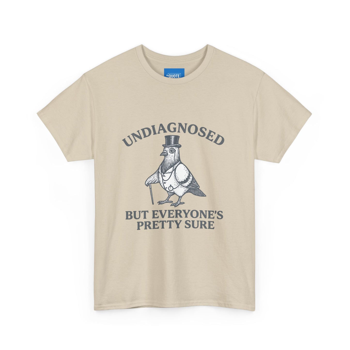 Funny Undiagnosed Unisex Tee, Autism Awareness Gift, Hilarious Adult Shirt, Novelty Sarcastic Top, Humorous Tee for Men and Women