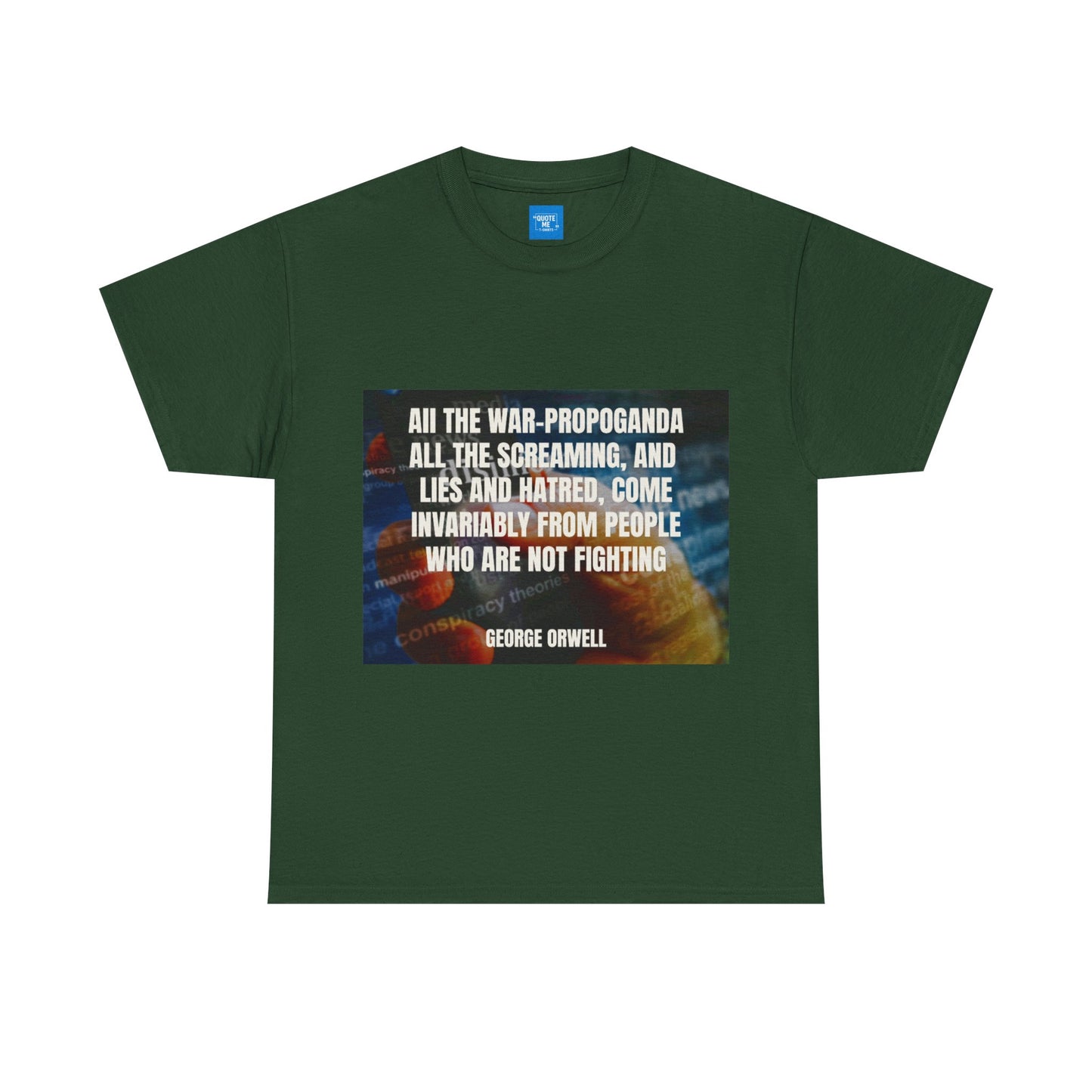 Propaganda Quote Tee, Political Statement Shirt, Activist Graphic Top, Protest Slogan Apparel, Inspirational Revolution Clothing