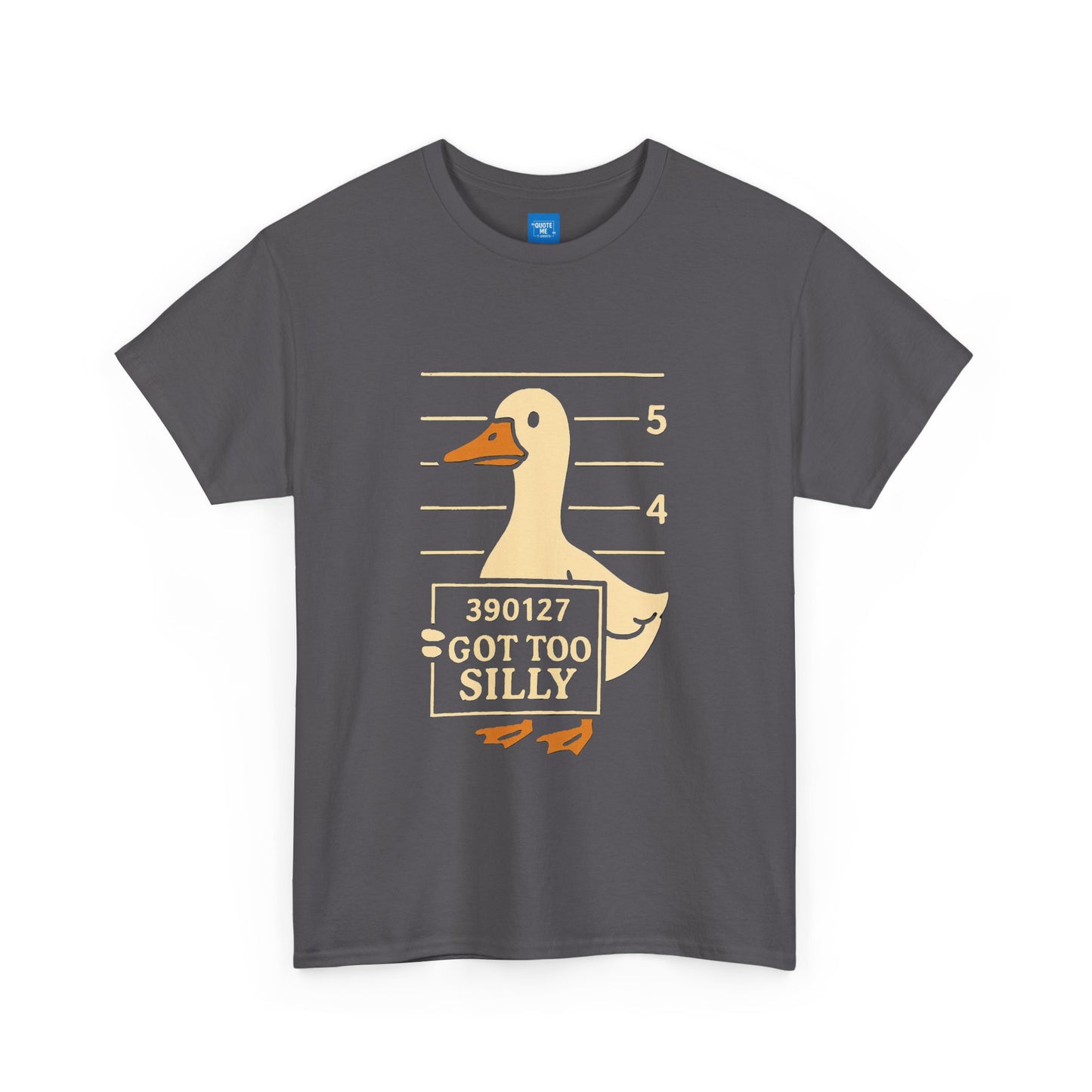 Funny Goose T-Shirt, Silly Animal Tee, Unisex Cotton Top, Humorous Bird Shirt, Gift for Comedy Lovers, Hilarious Graphic Tee