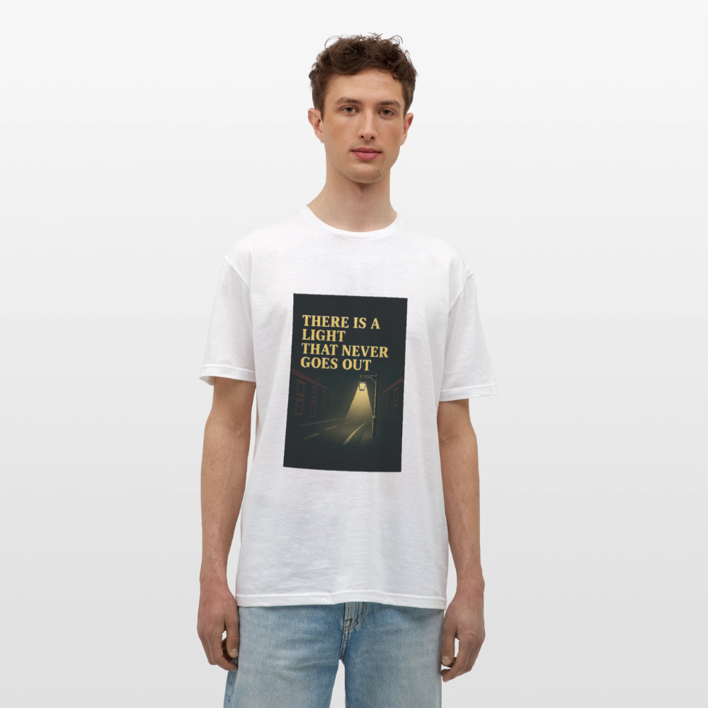 There is a light T-shirt - white