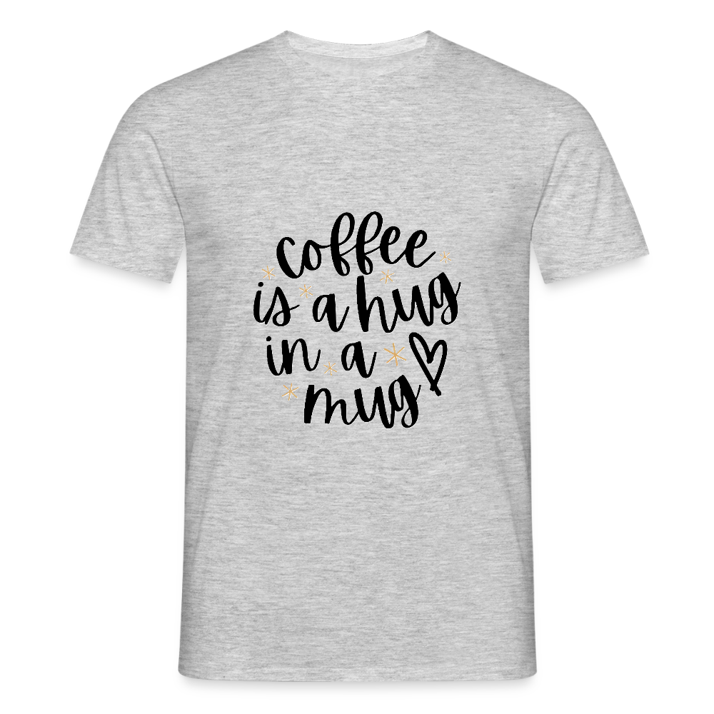 Coffee is a hug T-shirt - heather grey