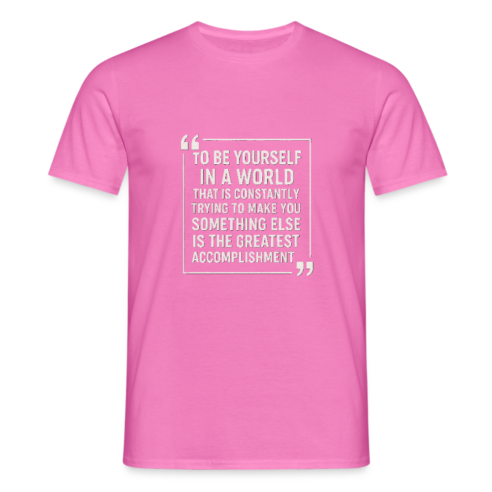 Be yourself T-Shirt - pink