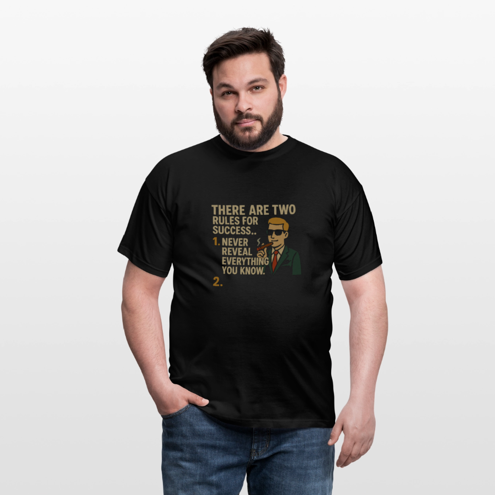 Two rules for success T-shirt - black