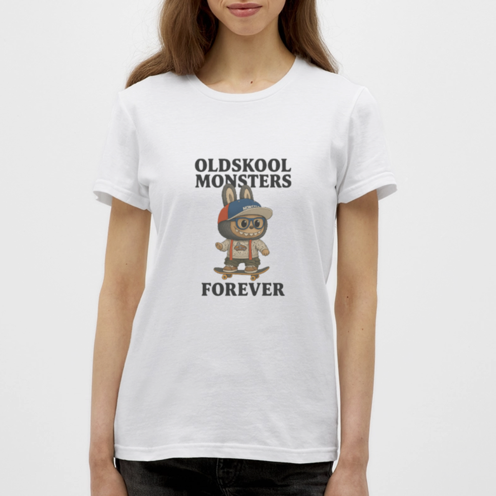 Oldskool Monsters T-shirt - white