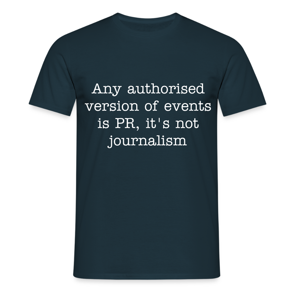 George Orwell Quote T-Shirt - navy