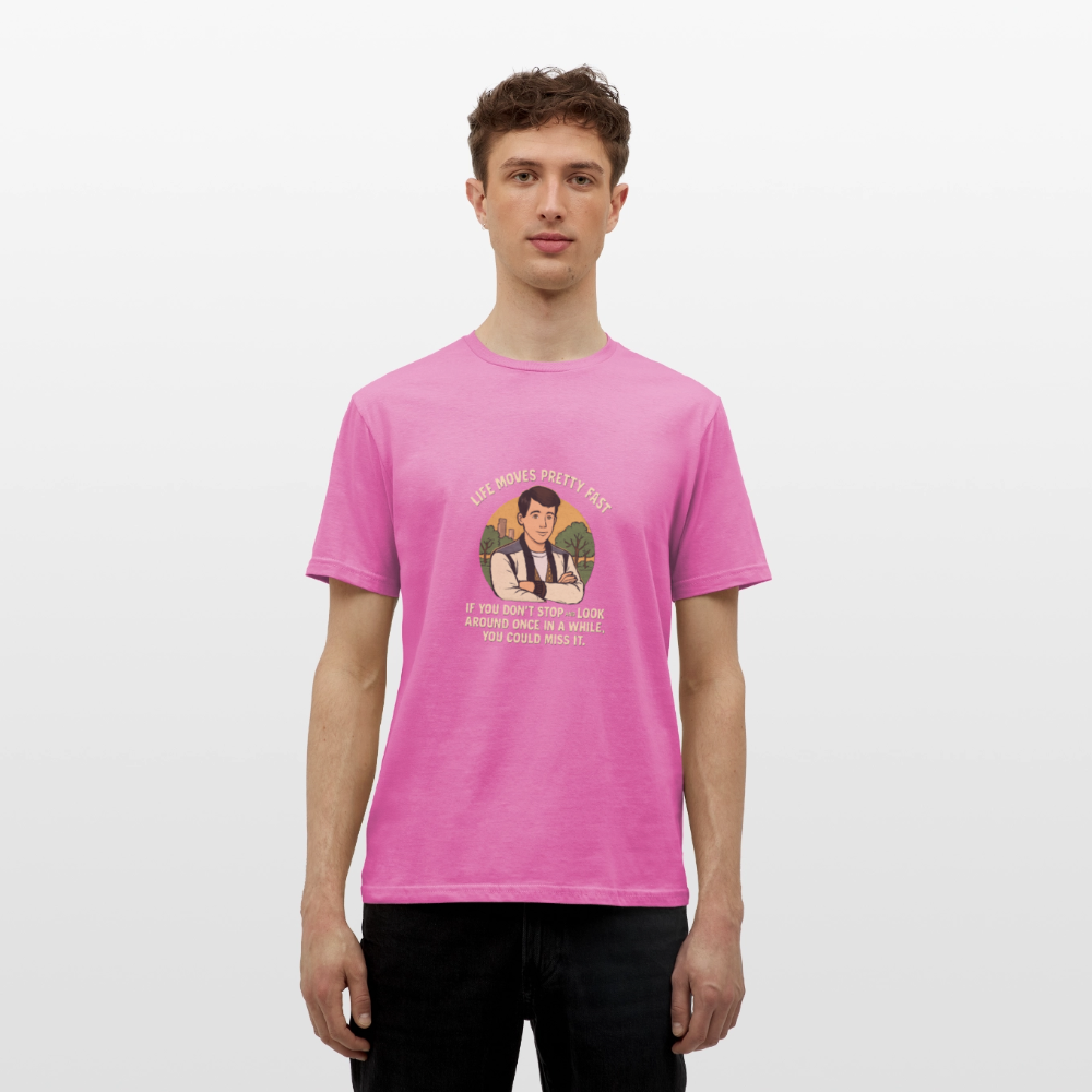 Life moves pretty fast T-shirt - pink
