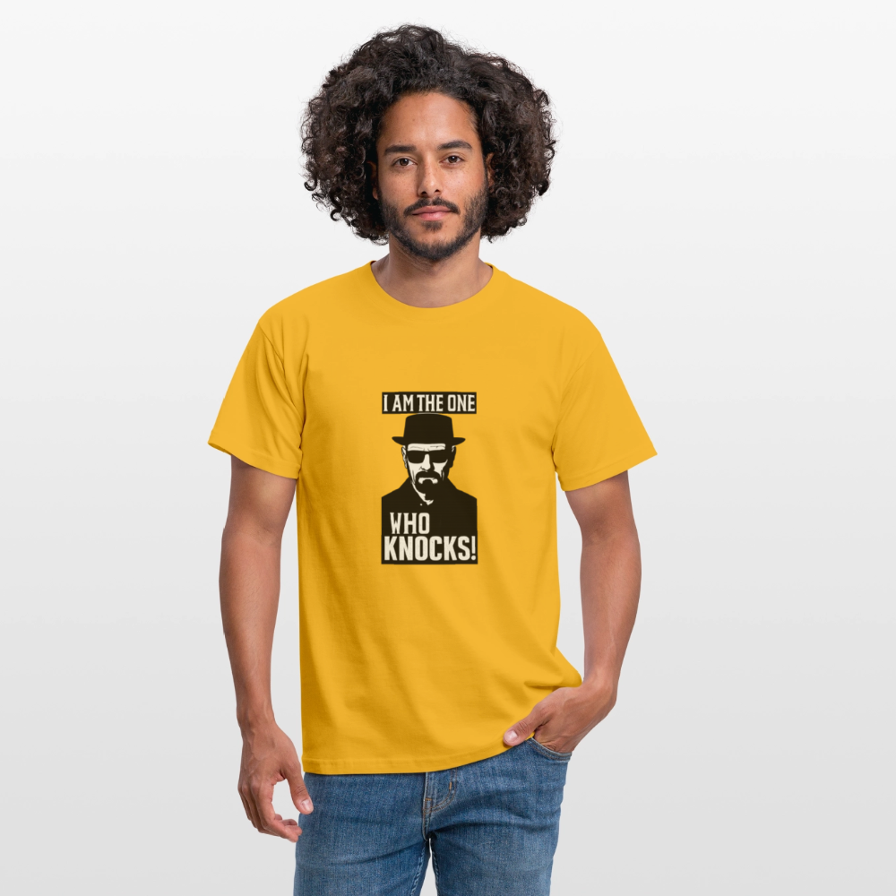 I am the one who knocks T-shirt - yellow