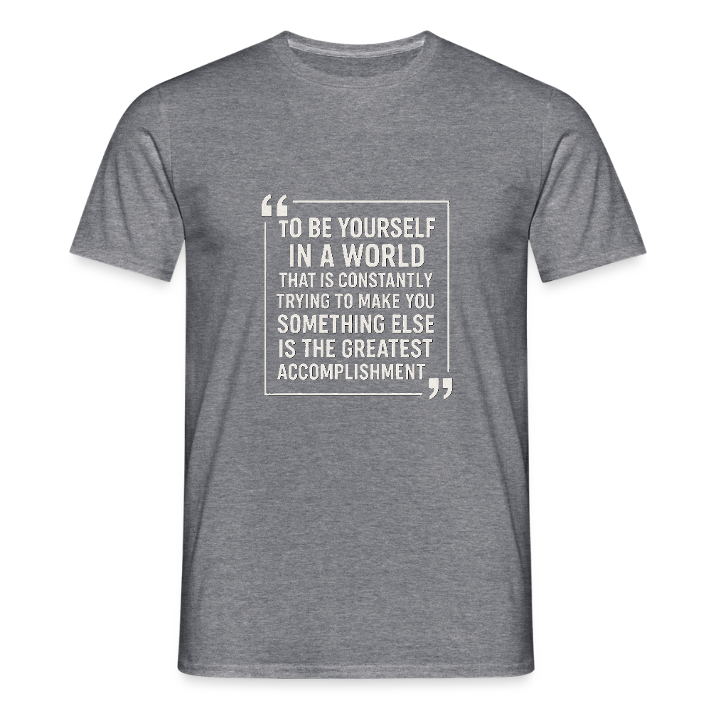 Be yourself T-Shirt - graphite heather