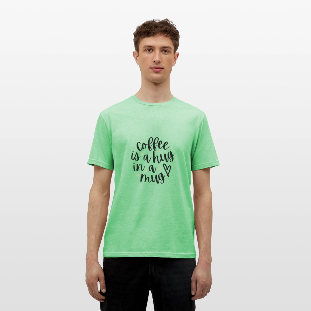Coffee is a hug T-shirt - mint green