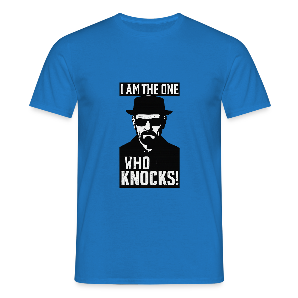 I am the one who knocks T-shirt - royal blue