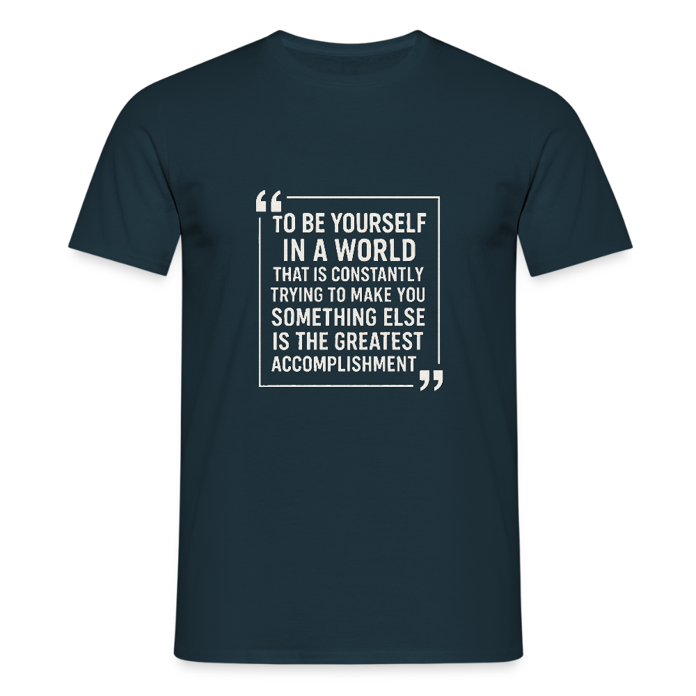 Be yourself T-Shirt - navy