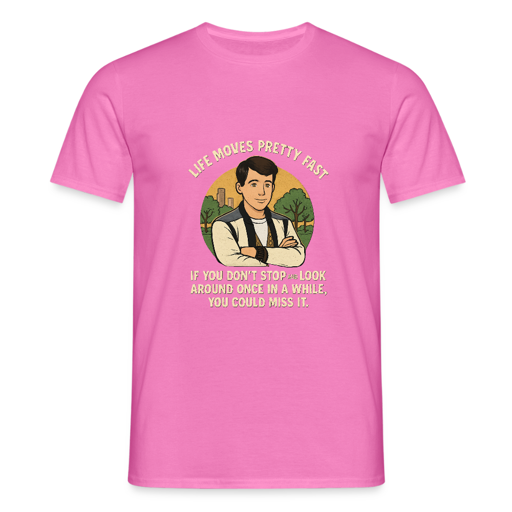 Life moves pretty fast T-shirt - pink