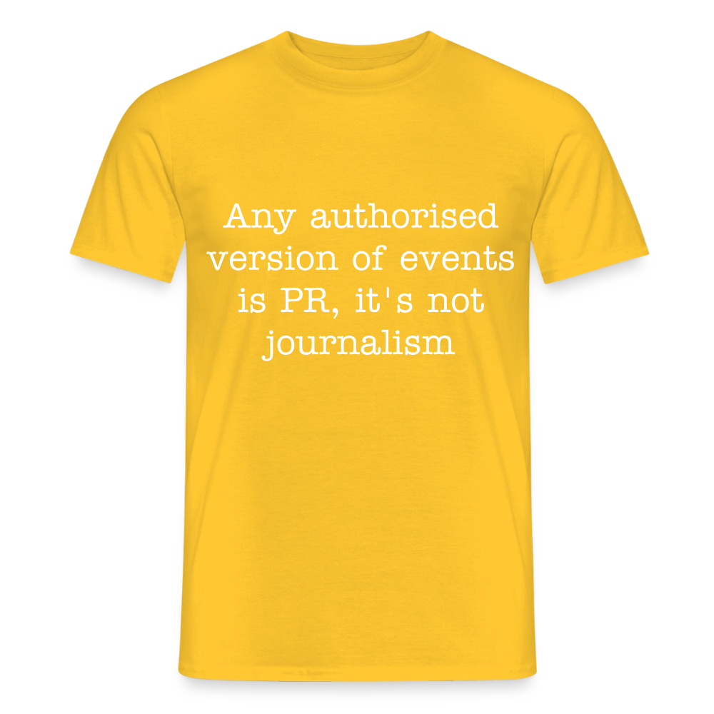 George Orwell Quote T-Shirt - yellow