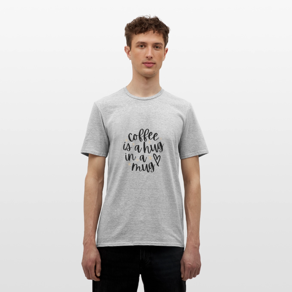 Coffee is a hug T-shirt - heather grey