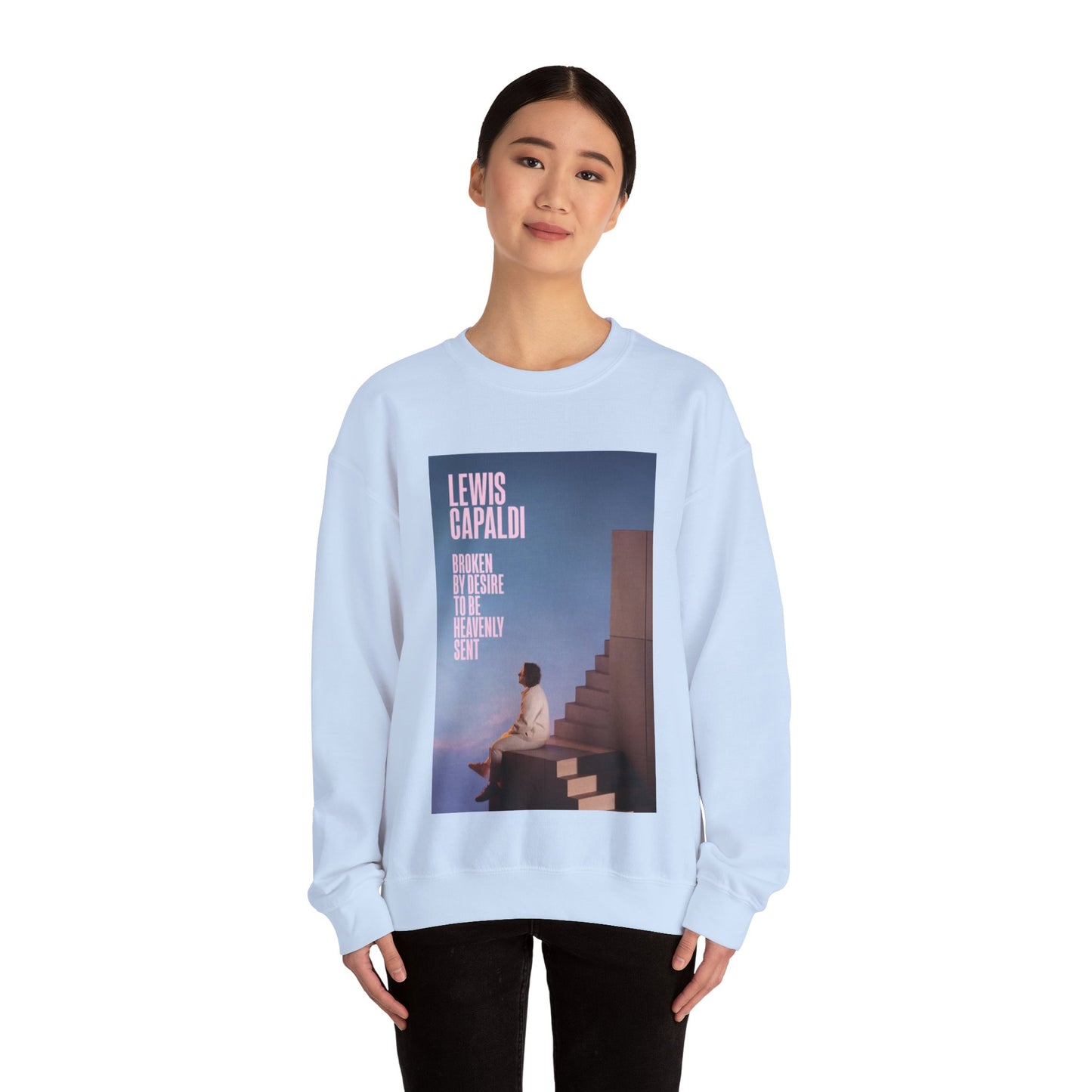 Lewis Capaldi Inspired Crewneck Sweatshirt, Cozy Unisex Pullover for Music Lovers, Perfect Gift for Concert Fans, Casual Wear