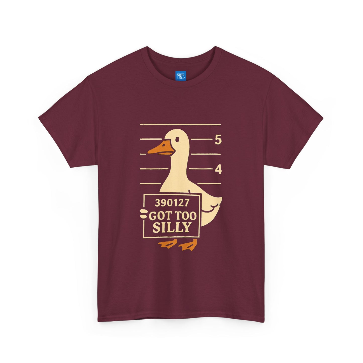 Funny Goose T-Shirt, Silly Animal Tee, Unisex Cotton Top, Humorous Bird Shirt, Gift for Comedy Lovers, Hilarious Graphic Tee