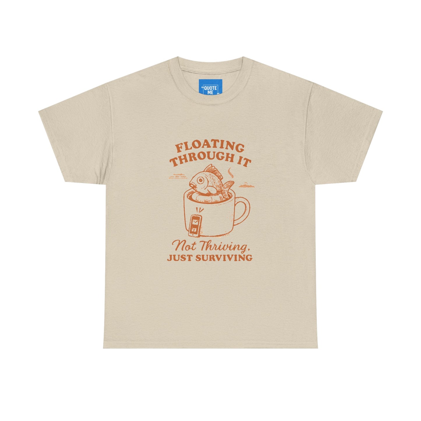 Just keep swimming Unisex Cotton Tee, Inspirational Quote Shirt, Motivational Graphic Tee, Ocean Lover Gift, Beach T-shirt