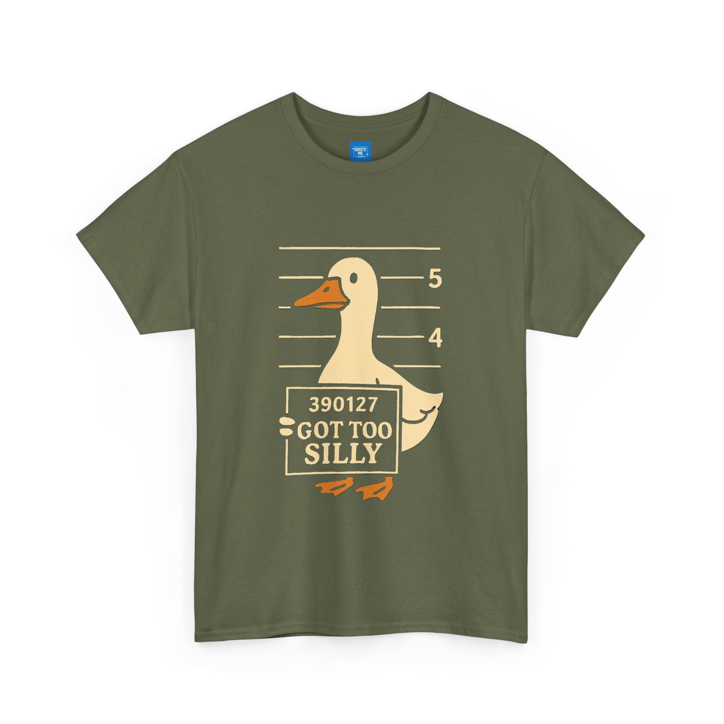 Funny Goose T-Shirt, Silly Animal Tee, Unisex Cotton Top, Humorous Bird Shirt, Gift for Comedy Lovers, Hilarious Graphic Tee