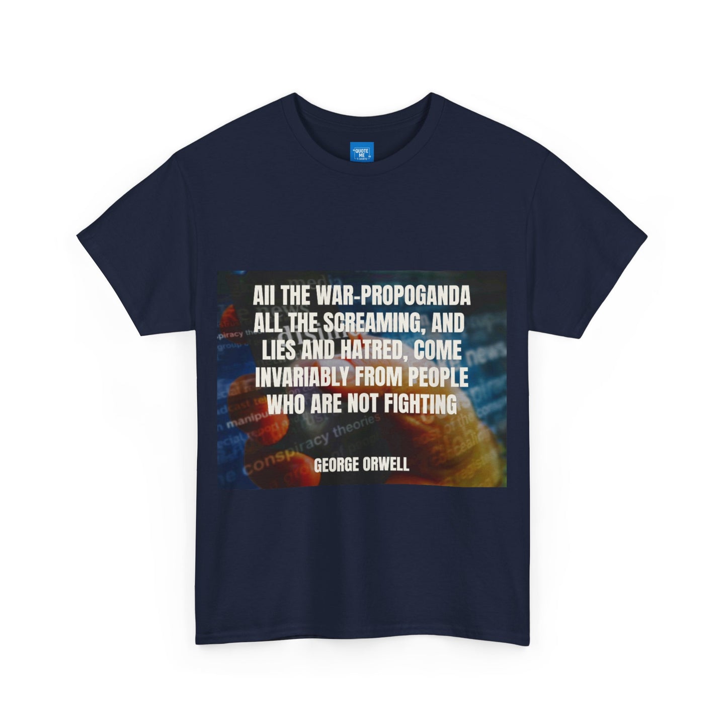 Propaganda Quote Tee, Political Statement Shirt, Activist Graphic Top, Protest Slogan Apparel, Inspirational Revolution Clothing